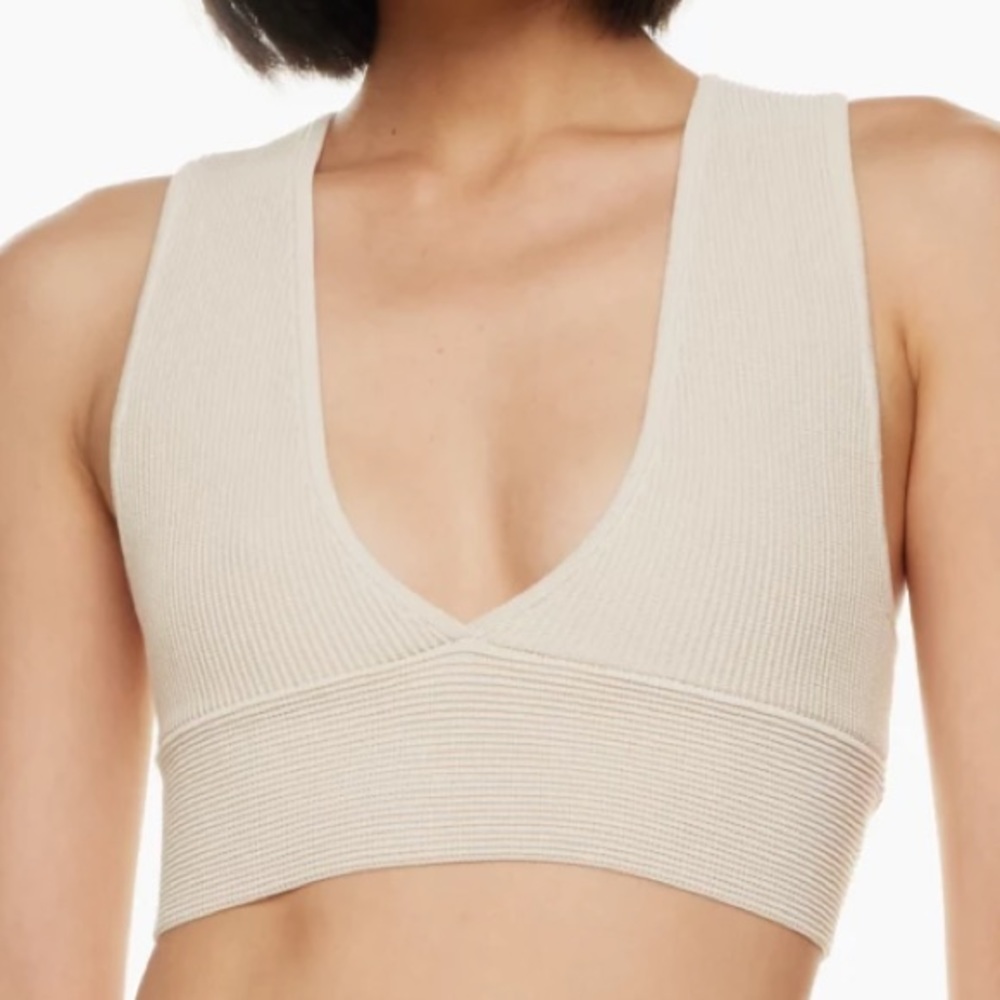 Aritzia Sculpt Knit Deep V Tank